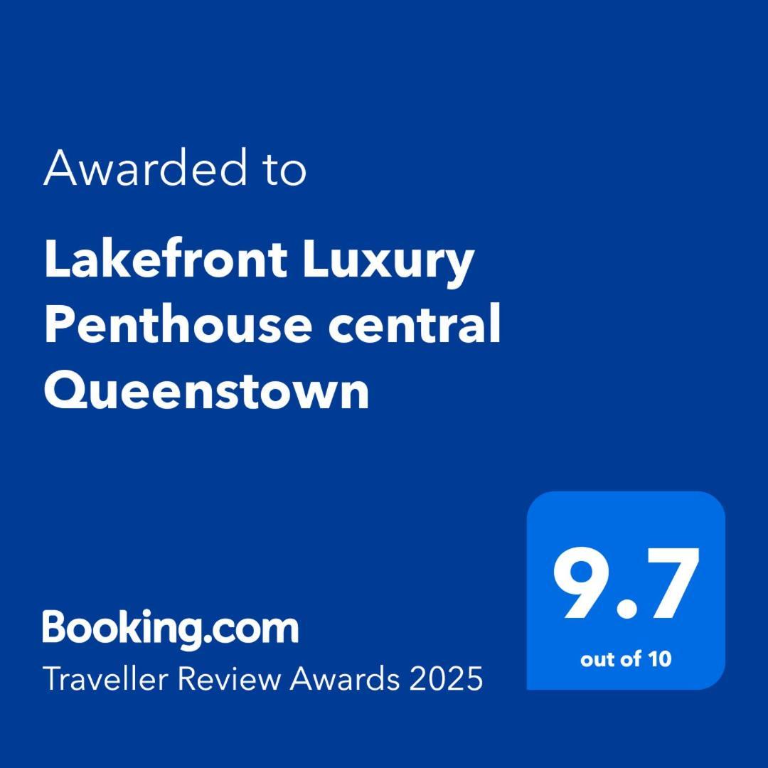 Lakefront Luxury Penthouse Central Queenstown Buitenkant foto